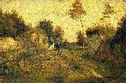 William Morris Hunt A landscape painting simply entitled Landscape oil painting